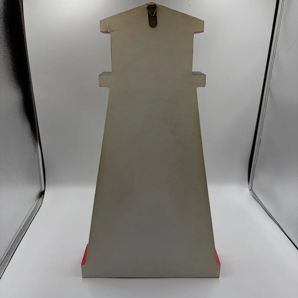 Lighthouse Wooden Perpetual Calendar with Light House Months and Number Dates